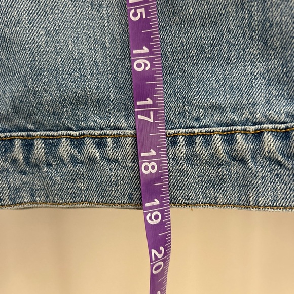 Polo Jeans Co Ralph Lauren Black Label Distressed Light Blue Denim Jacket Size S - Picture 7 of 8